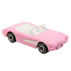 Interior and exterior Barbie 1956 Corvette pink features for imaginative play.