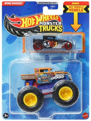 Hot Wheels Bone Shaker Comic Edition 1:64 die-cast car with bold graphics for display and action.