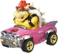 Hot Wheels Bowser Badwagon 1:64 die-cast, angled front view, ideal for imaginative racing.
