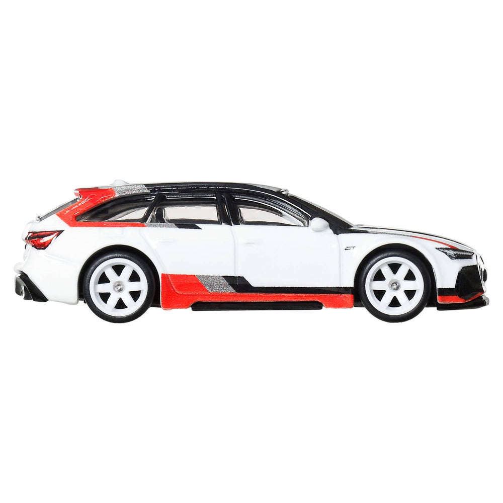 Hot Wheels Premium Car Culture fast wagons packaging art boosts shelf appeal.