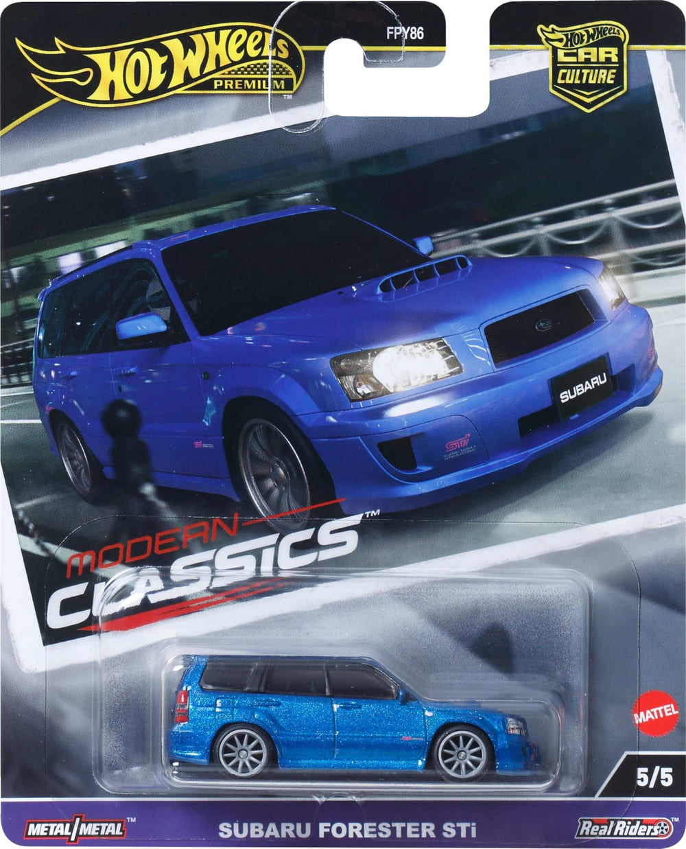 Hot Wheels Car Culture forester sti play-ready display and trade-ready interest.