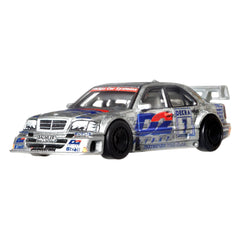 Hot Wheels Circuit Legend Mercedes DTM side-view highlights detailed casting for collectors