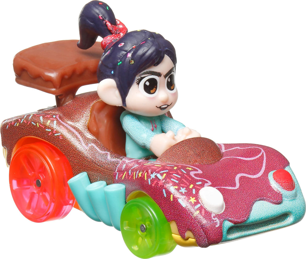 Hot Wheels RacerVerse 4-pack Vanellope car showcases playful speed and storytelling