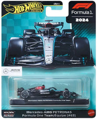 Hot Wheels F1 2024 Red Bull deep blue die-cast ideal for dynamic diorama setups.