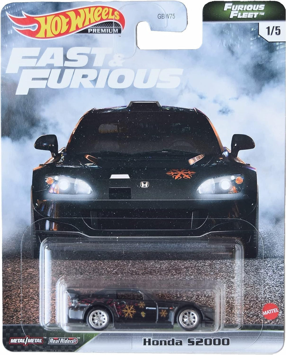 Hot Wheels Honda S2000, Furious Fleet 1/5, diecast car for imaginative play.