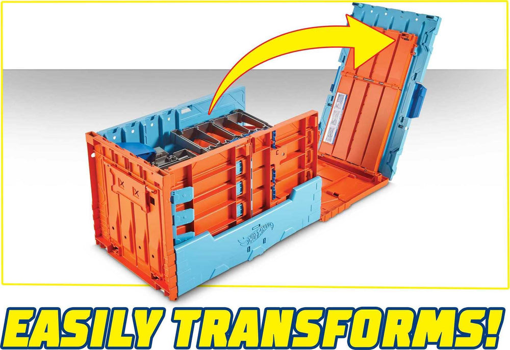 Hot Wheels Gravity Drop stunt for fast, thrilling plays.