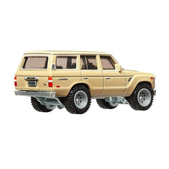 Hot Wheels HNW53 Furious Toyota Land Cruiser FJ60 detailed badge and branding for collectability.