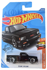 Hot Wheels Hot Trucks 91 Syclone front view—classic display piece for collectors.