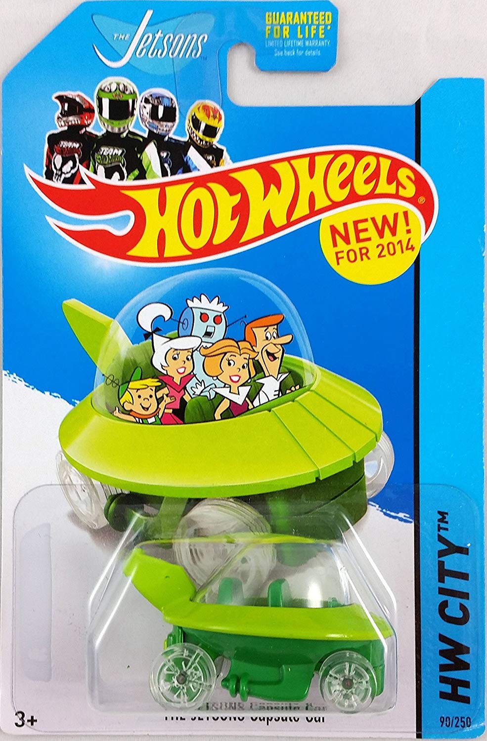 Hot Wheels Hw City Jetsons Capsule Car in action, ideal for display and imaginative play