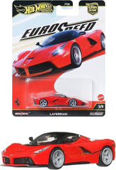 Hot Wheels LaFerrari red rubber Real Riders tires ideal for play.