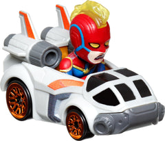 Hot Wheels Marvel RacerVerse Thanos racer for epic, cinematic-style track action