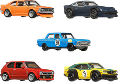 Hot Wheels Mazda RX3 die-cast car with metal-metal chassis for authenticity.