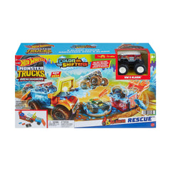 Hot Wheels Color Shifters action on the stand with rotating platform.