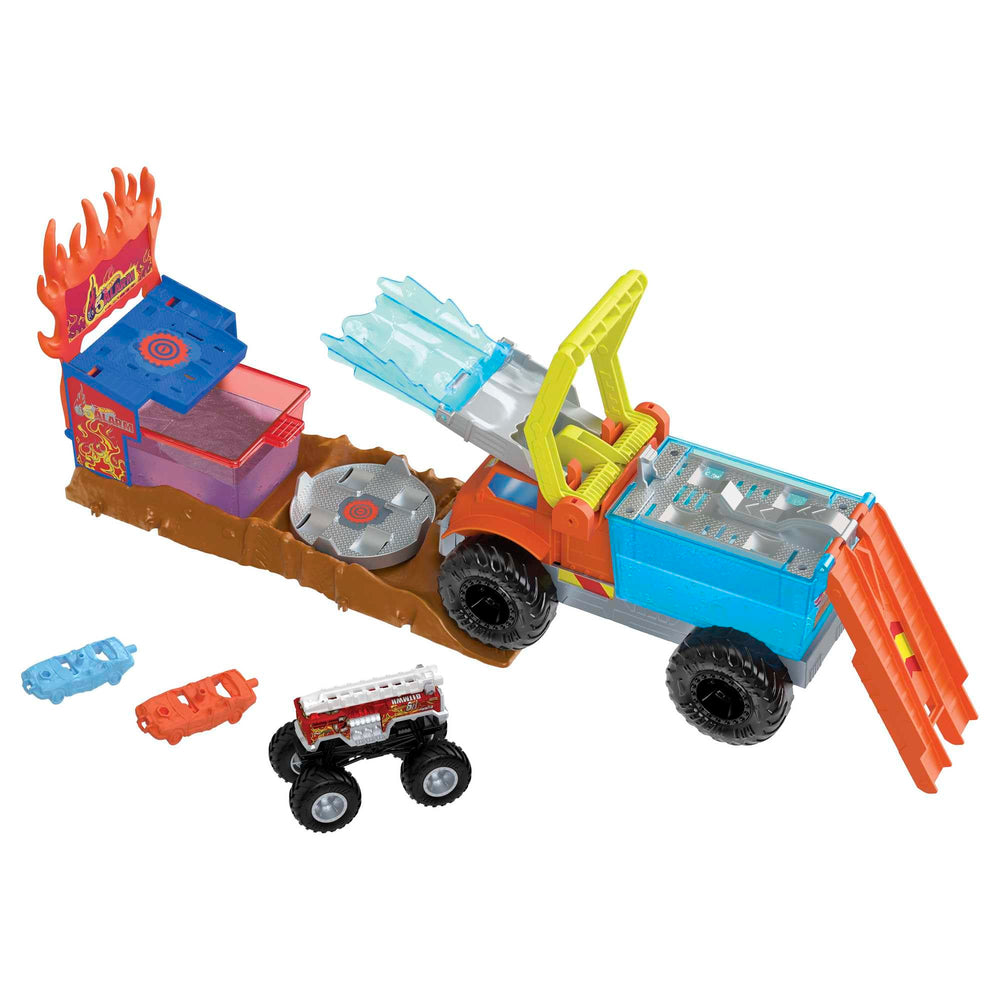 Hot Wheels Color Shifters 5 Alarm Rescue truck ready for color-changing action.