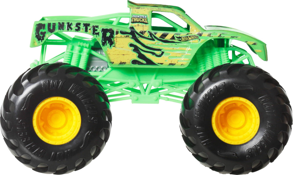Hot Wheels Monster Trucks with detailed designs spark imaginative racing adventures.
