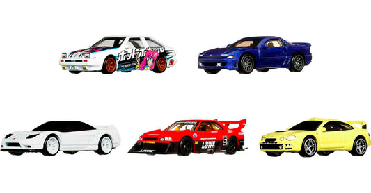 Hot Wheels Mountain Drifters Liberty Walk ER34 Skyline with premium metal body for display