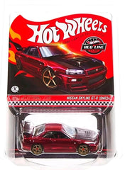 Black interior with red accents on the Hot Wheels Skyline GT-R BNR34