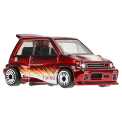 Hot Wheels Porsche 911 Turbo 964 up-close detail reveals authentic metal look.