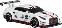 Hot Wheels Premium 1:64 car with RealRiders tires, ideal for shelf display.