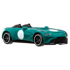 Hot Wheels Aston Martin V12 Speedster rear view reveals accurate silhouette for display