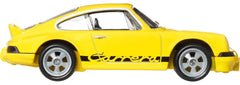 Hot Wheels metal body and chassis detail on Porsche 911 Carrera RS 2.7.