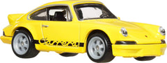 Hot Wheels Real Riders tires close-up on Porsche 911 Carrera RS 2.7.