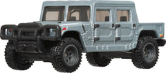 Hot Wheels Hummer H1 Terra Trek front view with Real Riders tires for collector display.