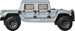 Hot Wheels Hummer H1 Terra Trek tire detail shows Real Riders tread and scale accuracy.