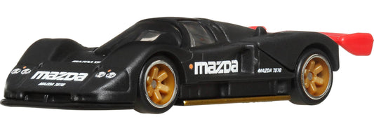 Hot Wheels Mazda 787B with premium Car Culture finish and Real Riders tires for display