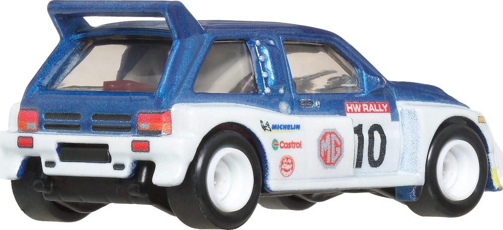 Hot Wheels Premium Car Culture metal body and chassis close-up detail.