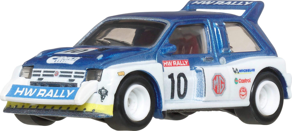 Hot Wheels Premium Car Culture Real Riders tires close-up showing authentic tread.