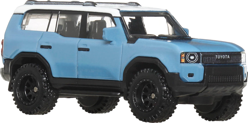 Hot Wheels Premium Land Cruiser with Real Riders tires boosts authentic play.