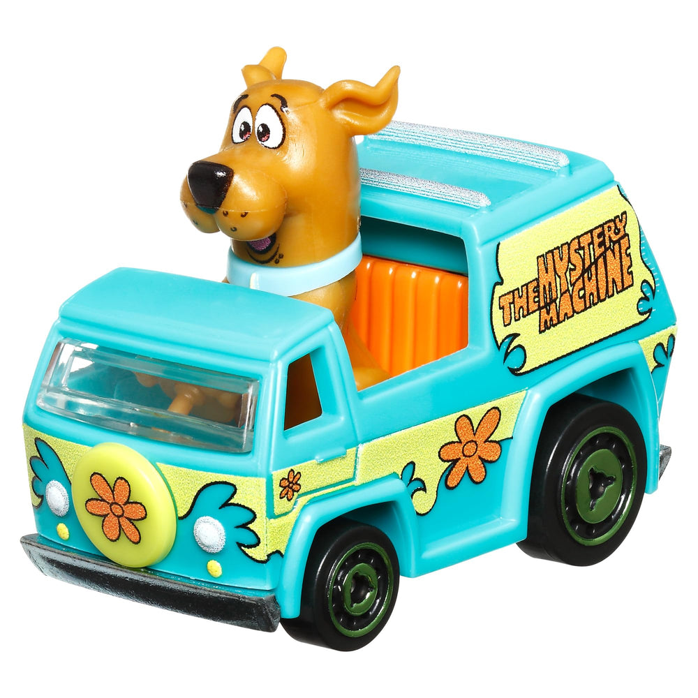 Hot Wheels Racer Verse Scooby-Doo Mystery Machine 1:64 scale perfect for track play and display.