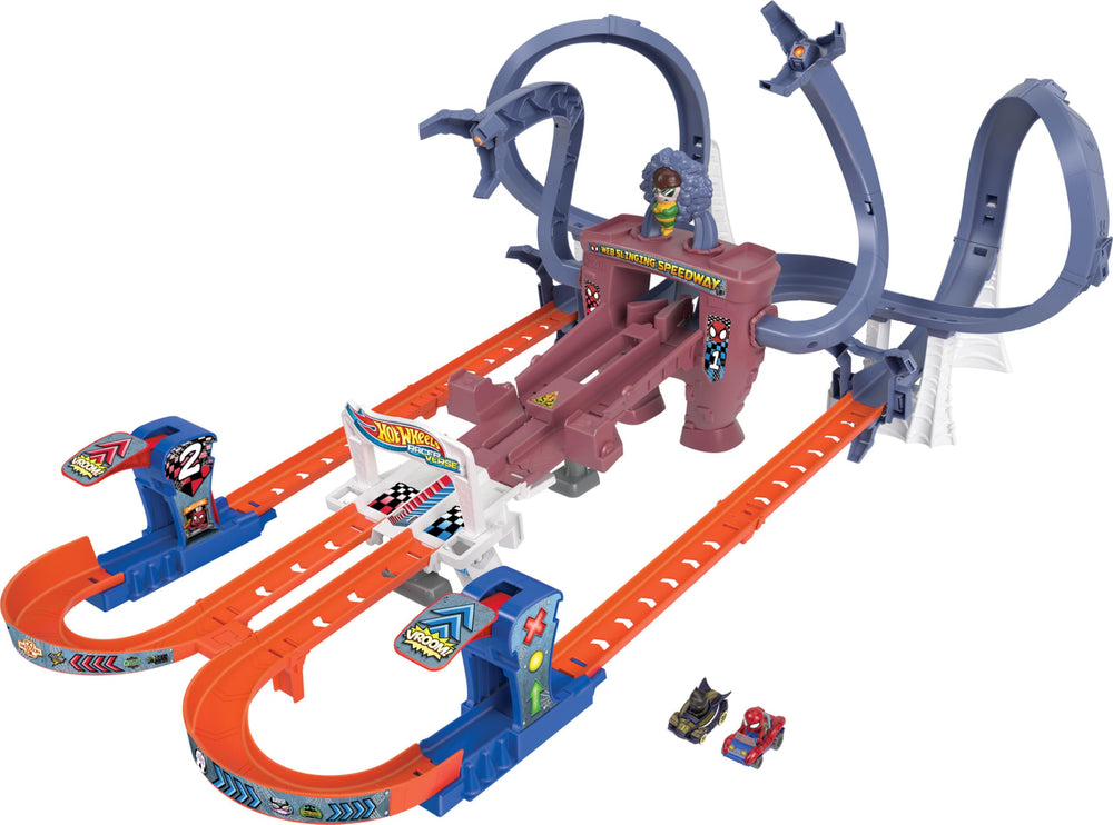 Hot Wheels RacerVerse easy storage design helps tidy up after playtime.