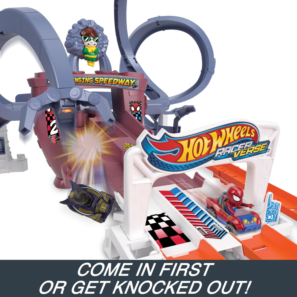 Hot Wheels RacerVerse loop and curves delivering multi-lap racing excitement.