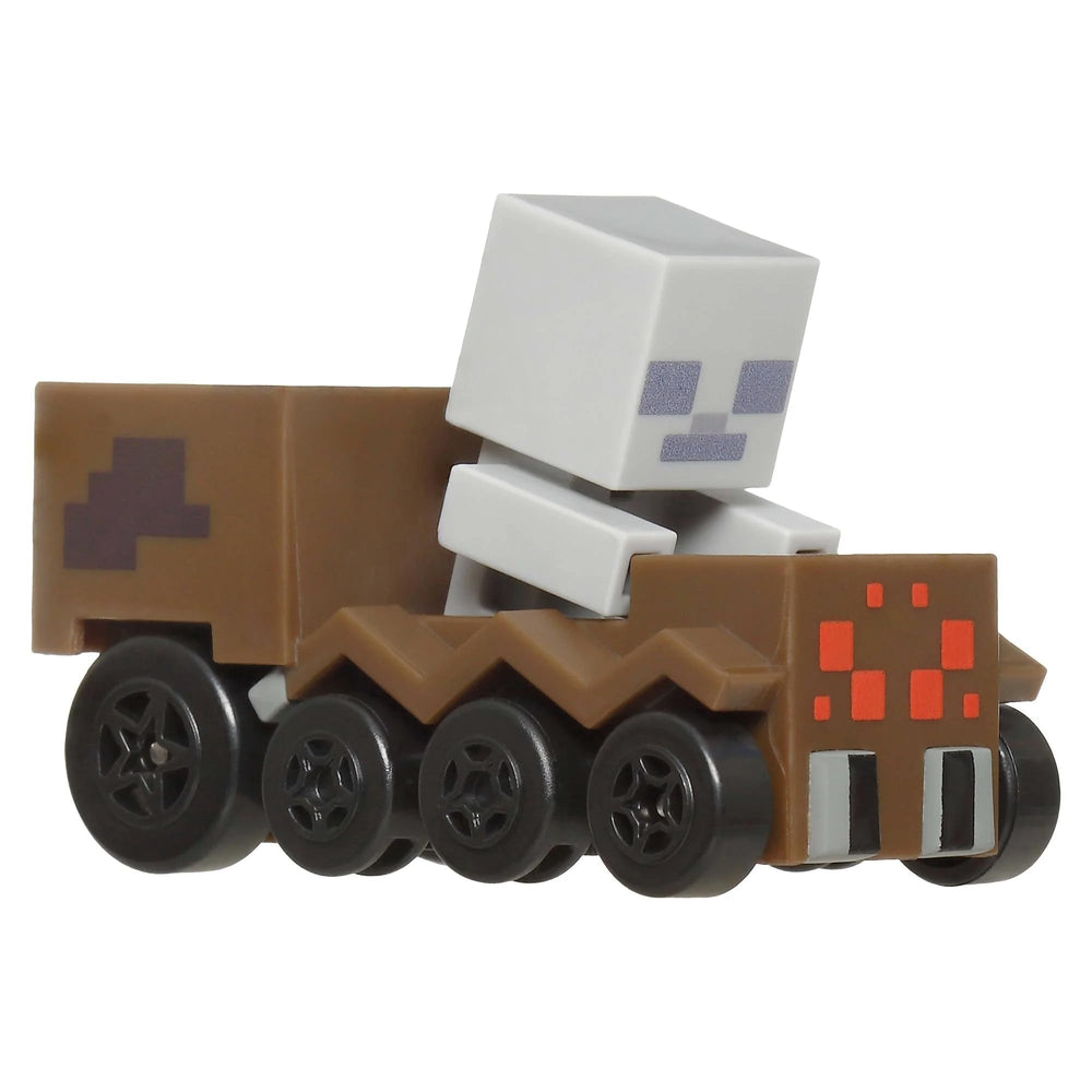 Hot Wheels Racerverse Minecraft Spider Jockey side view highlighting Minecraft-inspired details