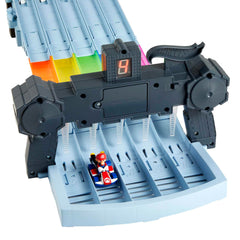 Hot Wheels Rainbow Road Raceway electronic start gate with bright lights