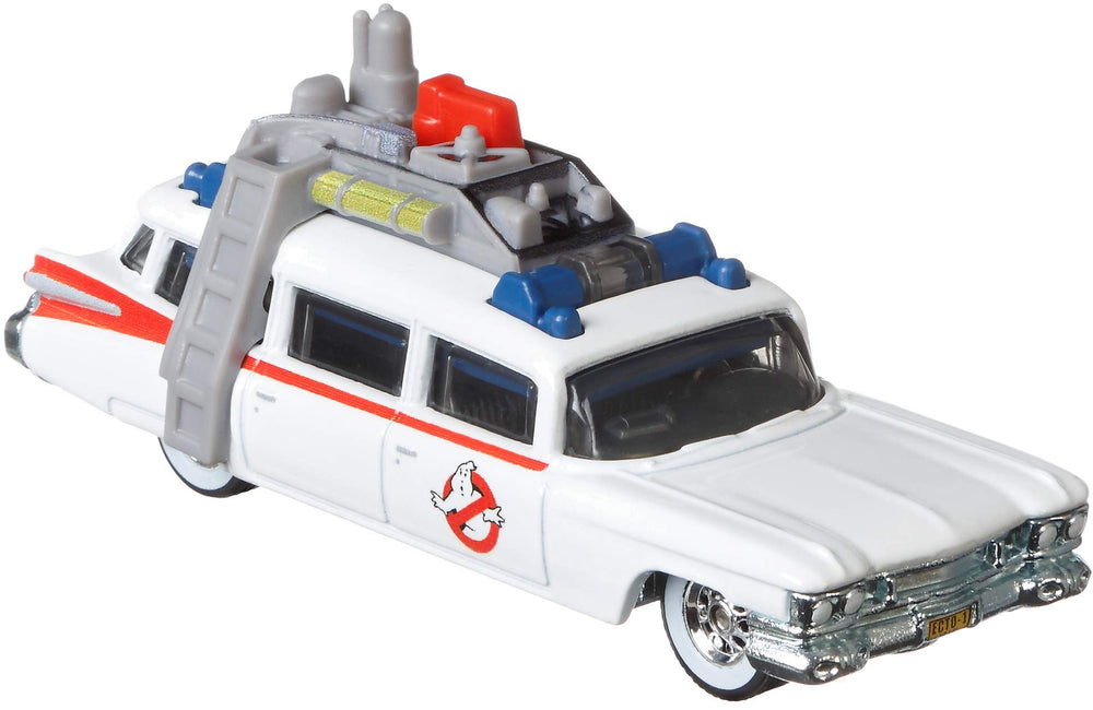 Hot Wheels Real Riders ECTO-1 die-cast 1:64 scale for immersive display and play