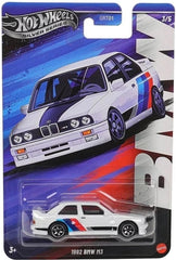 Hot Wheels BMW M3 1992 white 1:64 scale diecast ideal for display and collection