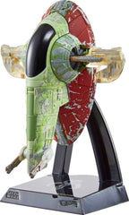 Hot Wheels Boba Fett starship with movable parts for authentic display.