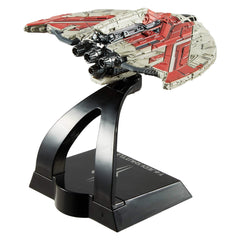 Hot Wheels Star Wars T-6 Jedi Shuttle ship detail emphasizes authentic sculpt and detailing.