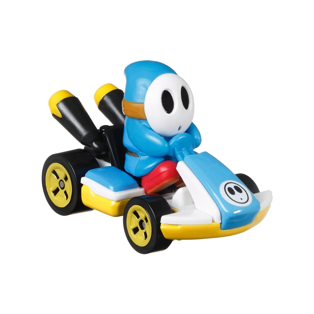 Hot Wheels Shy Guy GRN21 close-up showing sharp graphics and character