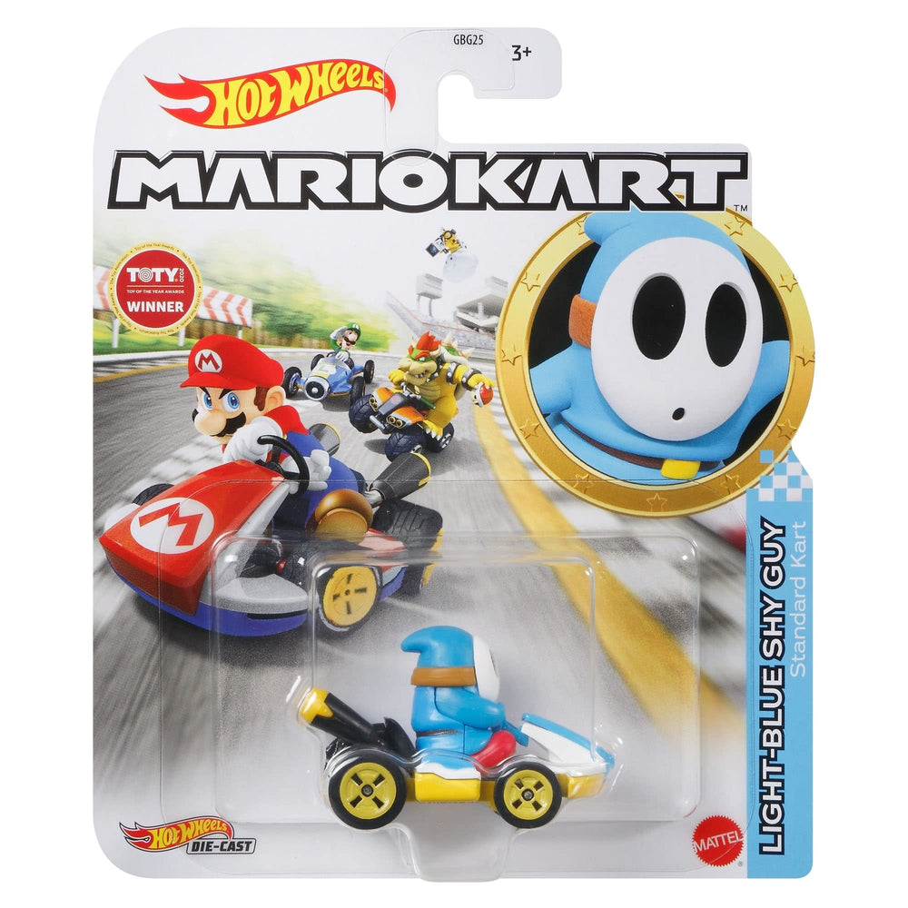 Hot Wheels Shy Guy GRN21 pack shot highlighting branding and collectability