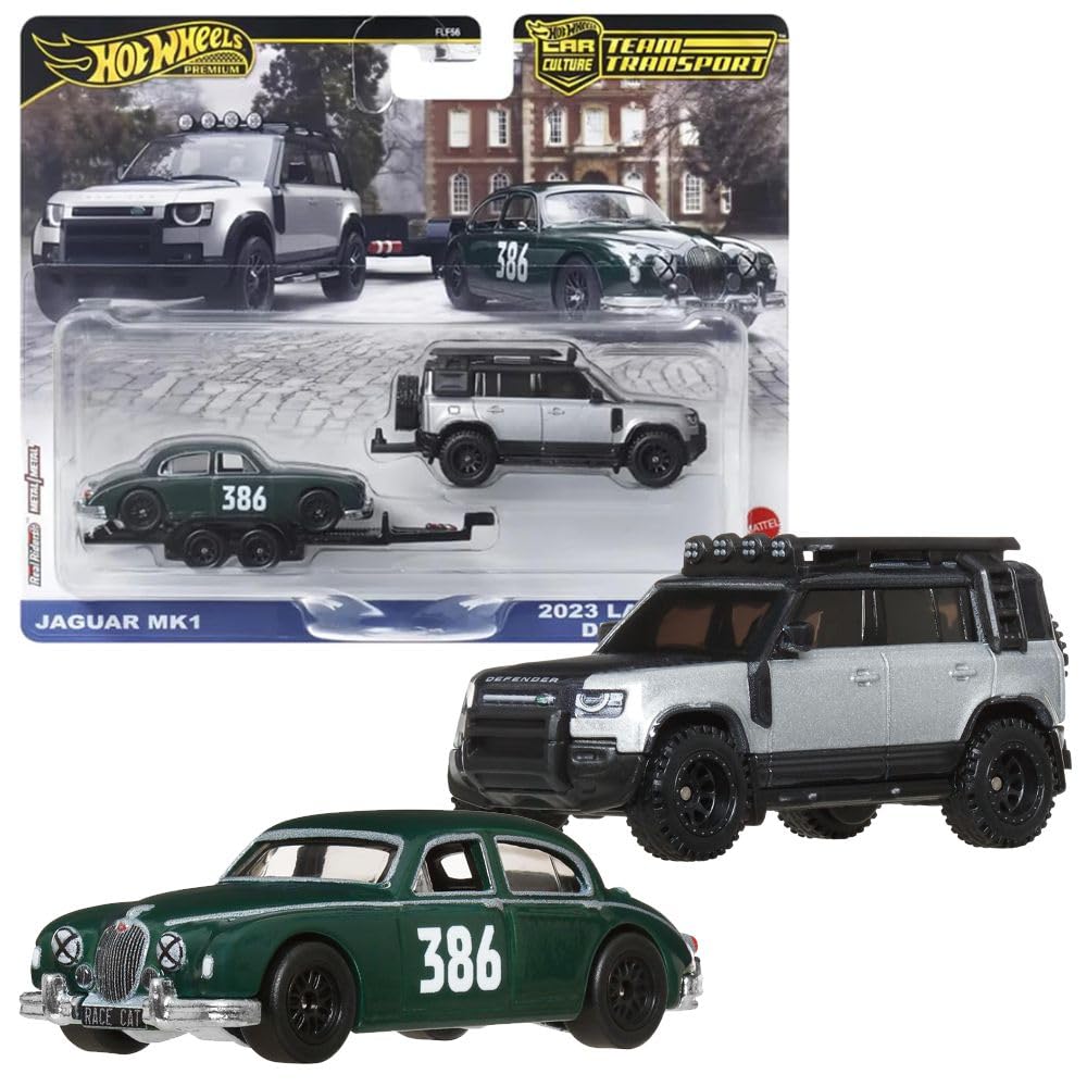 Hot Wheels Team Transport hauler front view shows detailed 1:64 scale styling