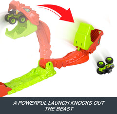 Hot Wheels track extension pieces let you build bigger courses