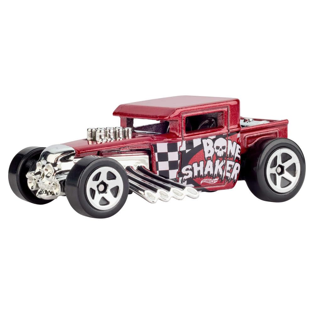 Hot Wheels Twin Mill with bright deco for fast-paced racing imagination.