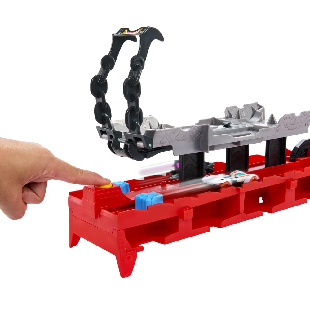 Hot Wheels Ultimate Dual Dragon Transporter stores 20+ vehicles on dragons and base