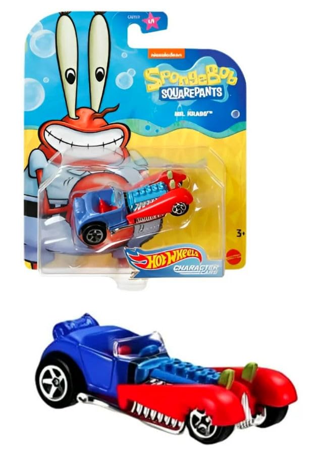 Hot Wheels Sandy Cheeks white car adds clean nautical flair