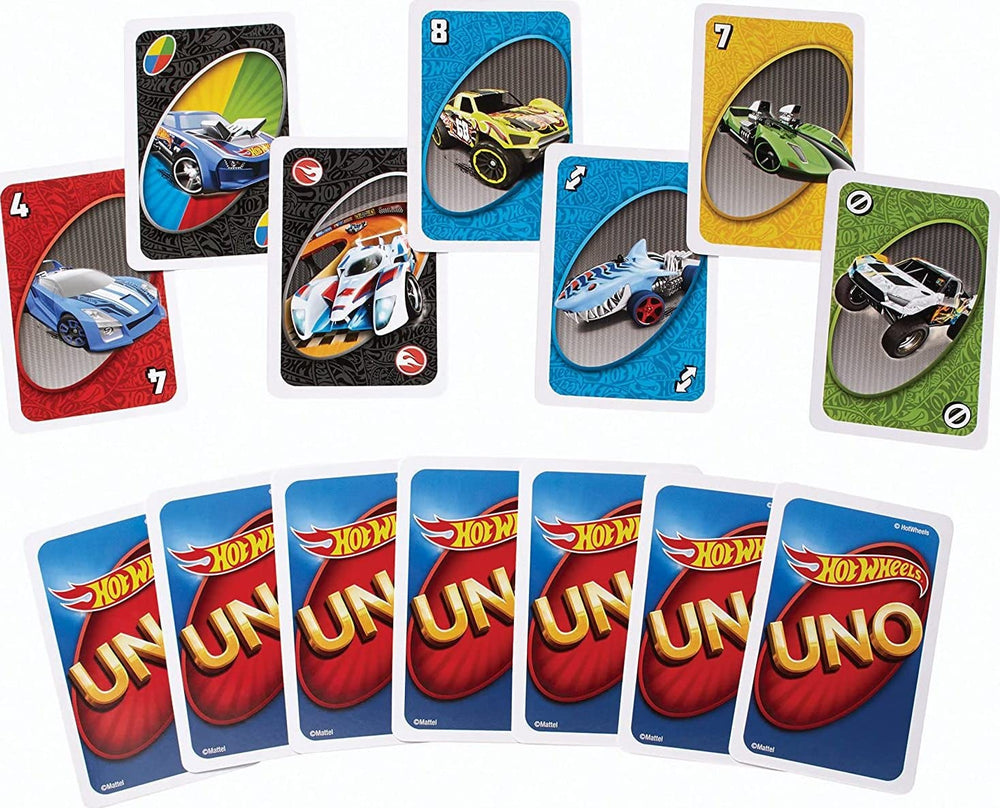 American-made classics and Hot Wheels originals on card faces for nostalgia.