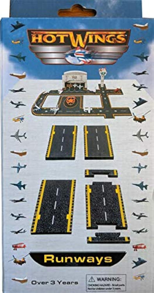 Hot Wings Planes runway straight piece for building custom aviation layouts and display.